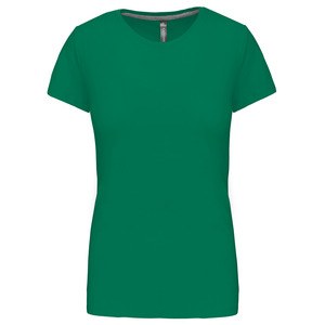 Kariban K380 - LADIES' SHORT SLEEVE CREW NECK T-SHIRT Jasnozielony