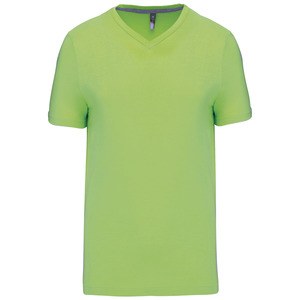 Kariban K357 - MEN'S SHORT SLEEVE V-NECK T-SHIRT Limonkowy