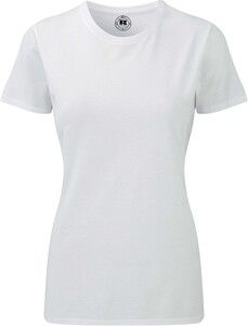 Russell RU165F - Damska koszulka z polibawełny Biały