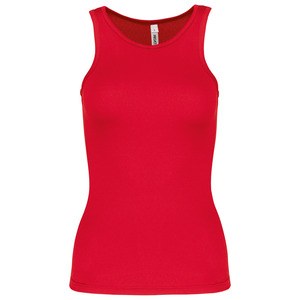 ProAct PA442 - Ladies' Sports Vest Czerwony