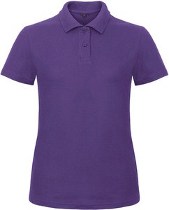 B&C CGPWI11 - ID.001 WOMAN PIQUE POLO Fioletowy