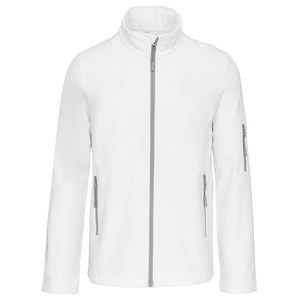 Kariban K401 - MEN'S SOFTSHELL JACKET Biały