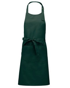 Kariban K890 - POLYESTER COTTON APRON Butelkowa zieleń