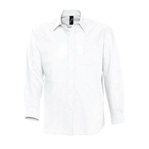SOL'S 16000 - Boston Męska Koszula Z Długim Rękawem Biały