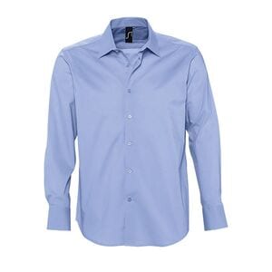 SOL'S 17000 - Brighton Męska Elastyczna Koszula Z Długim <Br />Rękawem Błękit