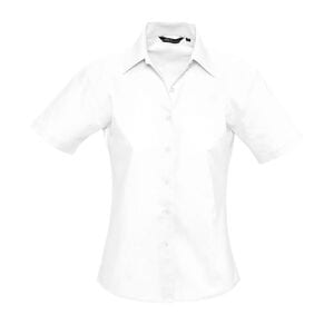 SOL'S 16030 - Elite Damska Koszula Z Krótkim Rękawem Biały