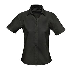 SOL'S 16030 - Elite Damska Koszula Z Krótkim Rękawem Czarny
