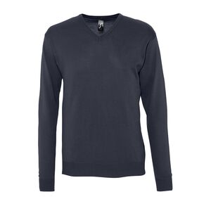 SOL'S 90000 - Galaxy Men Męski Sweter Z Dekoltem Typu V Neck Granatowy