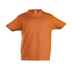 SOL'S 11770 - Imperial KIDS Dziecięcy T Shirt Z Okrągłym ściągaczem Pomarańczowy