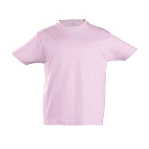 SOL'S 11770 - Imperial KIDS Dziecięcy T Shirt Z Okrągłym ściągaczem Różowy medium