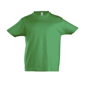SOL'S 11770 - Imperial KIDS Dziecięcy T Shirt Z Okrągłym ściągaczem Zielona łąka