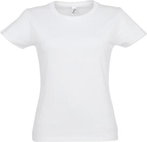 SOL'S 11502 - Imperial WOMEN Damski T Shirt Z Okrągłym ściągaczem Biały
