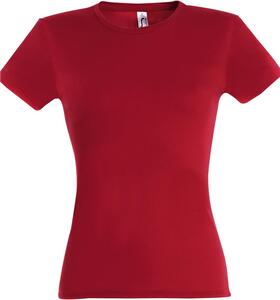 SOL'S 11386 - MISS Damski T Shirt Czerwony
