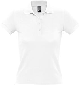 SOL'S 11310 - PEOPLE Damska Koszulka Polo Biały