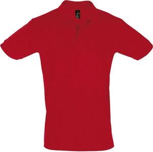 SOL'S 11346 - PERFECT MEN Męska Koszulka Polo, Krótki Rękaw Czerwony