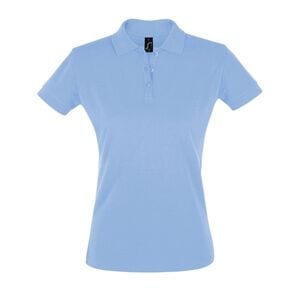 SOL'S 11347 - PERFECT WOMEN Damska Koszulka Polo, Krótki Rękaw Niebo