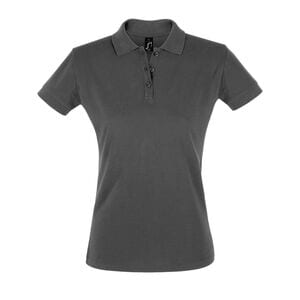 SOL'S 11347 - PERFECT WOMEN Damska Koszulka Polo, Krótki Rękaw Deep Heather