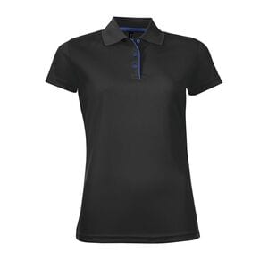 SOL'S 01179 - PERFORMER WOMEN Damska Sportowa Koszulka Polo Czarny