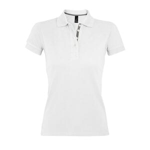 SOL'S 00575 - PORTLAND WOMEN Damska Koszulka Polo Biały