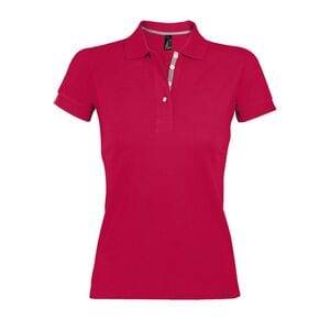 SOL'S 00575 - PORTLAND WOMEN Damska Koszulka Polo Czerwony