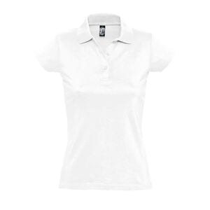 SOL'S 11376 - PRESCOTT WOMEN Damska Koszulka Polo Biały