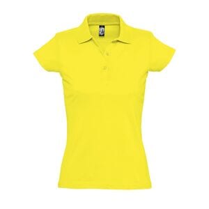SOL'S 11376 - PRESCOTT WOMEN Damska Koszulka Polo Cytrynowy