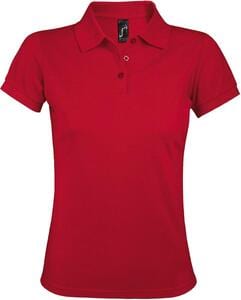 SOL'S 00573 - PRIME WOMEN Damska Koszulka Polo Czerwony