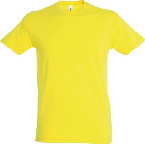 SOL'S 11380 - REGENT T Shirt Z Okrągłym ściągaczem Cytrynowy