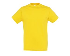 SOL'S 11380 - REGENT T Shirt Z Okrągłym ściągaczem Żółty