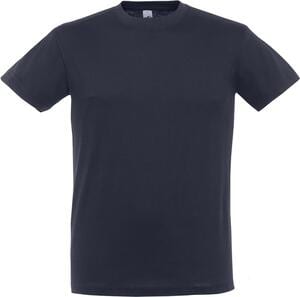 SOL'S 11380 - REGENT T Shirt Z Okrągłym ściągaczem Granatowy