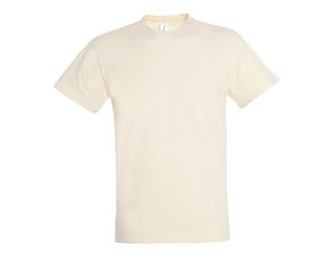 SOL'S 11380 - REGENT T Shirt Z Okrągłym ściągaczem Naturalny