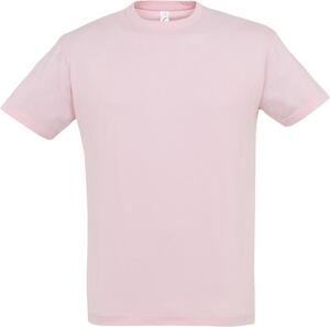 SOL'S 11380 - REGENT T Shirt Z Okrągłym ściągaczem Różowy medium