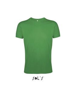 SOL'S 00553 - REGENT FIT Dopasowany T Shirt Z Okrągłym ściągaczem Zielona łąka