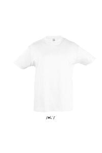 SOL'S 11970 - REGENT KIDS Dziecięcy T Shirt Z Okrągłym ściągaczem Biały