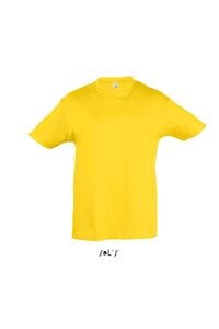 SOL'S 11970 - REGENT KIDS Dziecięcy T Shirt Z Okrągłym ściągaczem Żółty