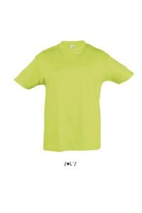 SOL'S 11970 - REGENT KIDS Dziecięcy T Shirt Z Okrągłym ściągaczem Zielone jabłko