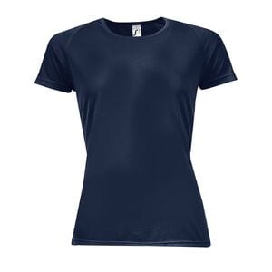 SOL'S 01159 - SPORTY WOMEN Damski T Shirt Z Rękawami Typu Raglan Francuska marynarka
