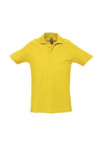SOL'S 11362 - SPRING II Męska Koszulka Polo Żółty
