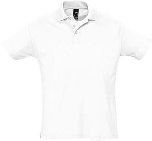 SOL'S 11342 - SUMMER II Męska Koszulka Polo Z Krótkim Rękawem Biały