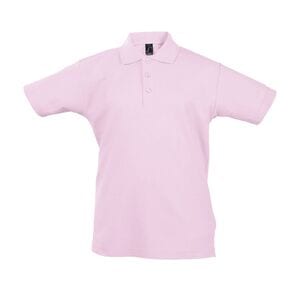 SOL'S 11344 - SUMMER II KIDS Dziecięca Koszulka Polo Różowy