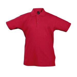 SOL'S 11344 - SUMMER II KIDS Dziecięca Koszulka Polo Czerwony
