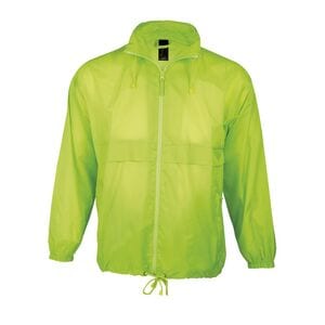 SOL'S 32000 - SURF Wiatrówka Unisex Wodoodporna Limonka neon