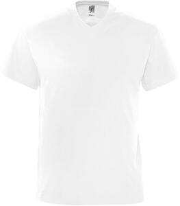 SOL'S 11150 - VICTORY Męski T Shirt Z Dekoltem Typu V Neck Biały