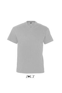 SOL'S 11150 - VICTORY Męski T Shirt Z Dekoltem Typu V Neck Szarość wrzosu