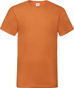 Fruit of the Loom SC22V - Bawełniany T-shirt w szpic (61-066-0) Pomarańczowy