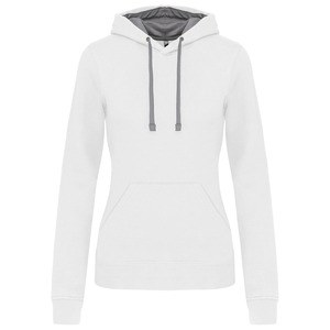 Kariban K465 - Ladies’ contrast hooded sweatshirt