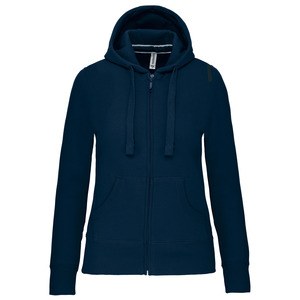 Kariban K464 - Ladies' hooded full zip sweatshirt Granatowy