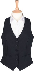 Brook Taverner BT2257 - Luna Ladies Waistcoat Czarny