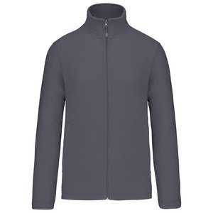 Kariban K9102 - Full zip microfleece jacket Metaliczny