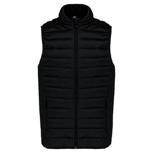 Kariban K6113 - Men’s lightweight sleeveless down jacket Czarny